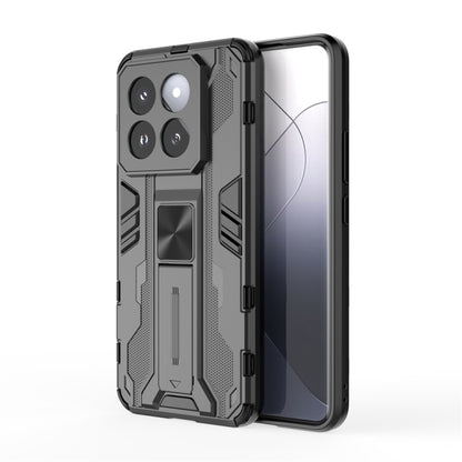 For Xiaomi 14 Pro Supersonic Armor PC Hybrid TPU Phone Case(Black) - 14 Pro Cases by PMC Jewellery | Online Shopping South Africa | PMC Jewellery | Buy Now Pay Later Mobicred