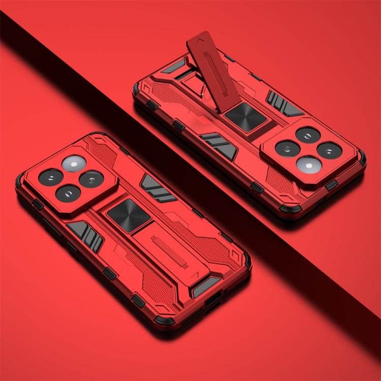 For Xiaomi 14 Pro Supersonic Armor PC Hybrid TPU Phone Case(Red) - 14 Pro Cases by PMC TechLife | Online Shopping South Africa | PMC TechLife | Buy Now Pay Later Mobicred