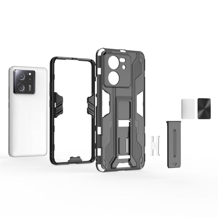 For Xiaomi 13T Supersonic Armor PC Hybrid TPU Phone Case(Black) - Xiaomi Cases by PMC TechLife | Online Shopping South Africa | PMC TechLife | Buy Now Pay Later Mobicred
