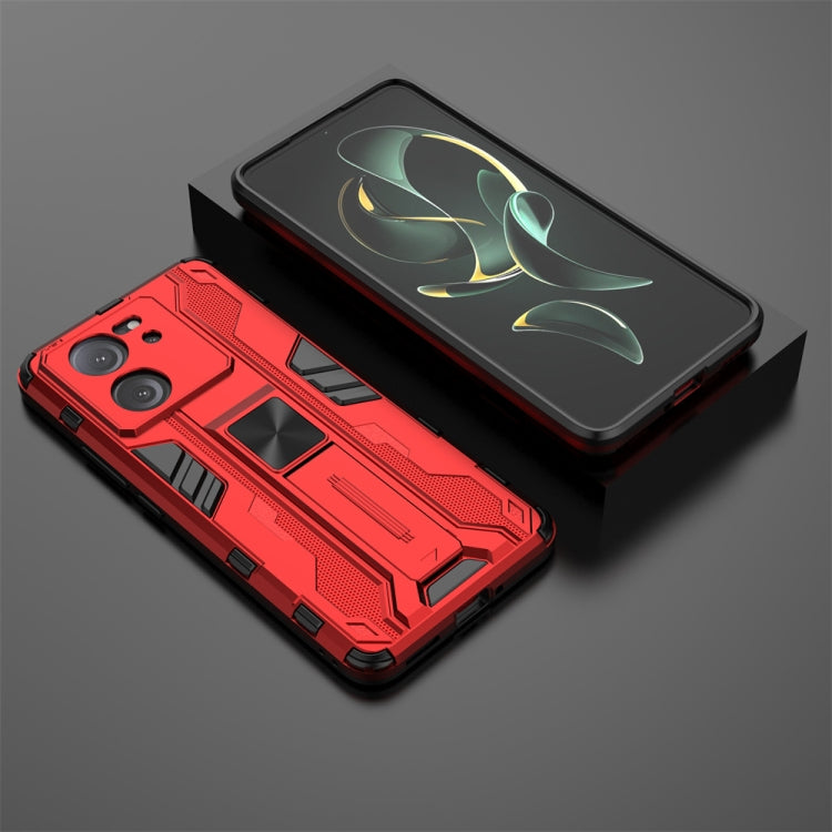 For Xiaomi 13T Supersonic Armor PC Hybrid TPU Phone Case(Red) - Xiaomi Cases by PMC Jewellery | Online Shopping South Africa | PMC Jewellery | Buy Now Pay Later Mobicred