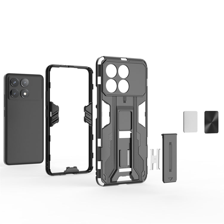 For Redmi K70 Supersonic Armor PC Hybrid TPU Phone Case(Silver) - Xiaomi Cases by PMC TechLife | Online Shopping South Africa | PMC TechLife | Buy Now Pay Later Mobicred
