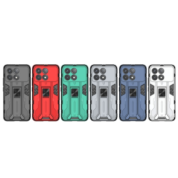 For Redmi K70 Supersonic Armor PC Hybrid TPU Phone Case(Silver) - Xiaomi Cases by PMC TechLife | Online Shopping South Africa | PMC TechLife | Buy Now Pay Later Mobicred