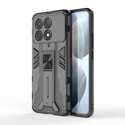 For Redmi K70E Supersonic Armor PC Hybrid TPU Phone Case(Black) - K70E Cases by PMC Jewellery | Online Shopping South Africa | PMC Jewellery | Buy Now Pay Later Mobicred