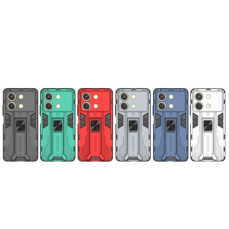 For Redmi Note 13R Pro Supersonic Armor PC Hybrid TPU Phone Case(Red) - Xiaomi Cases by PMC TechLife | Online Shopping South Africa | PMC TechLife | Buy Now Pay Later Mobicred