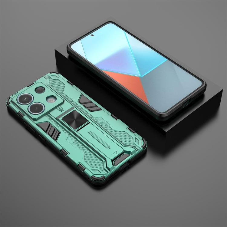 For Xiaomi Poco X6 Supersonic Armor PC Hybrid TPU Phone Case(Green) - Xiaomi Cases by PMC TechLife | Online Shopping South Africa | PMC TechLife | Buy Now Pay Later Mobicred