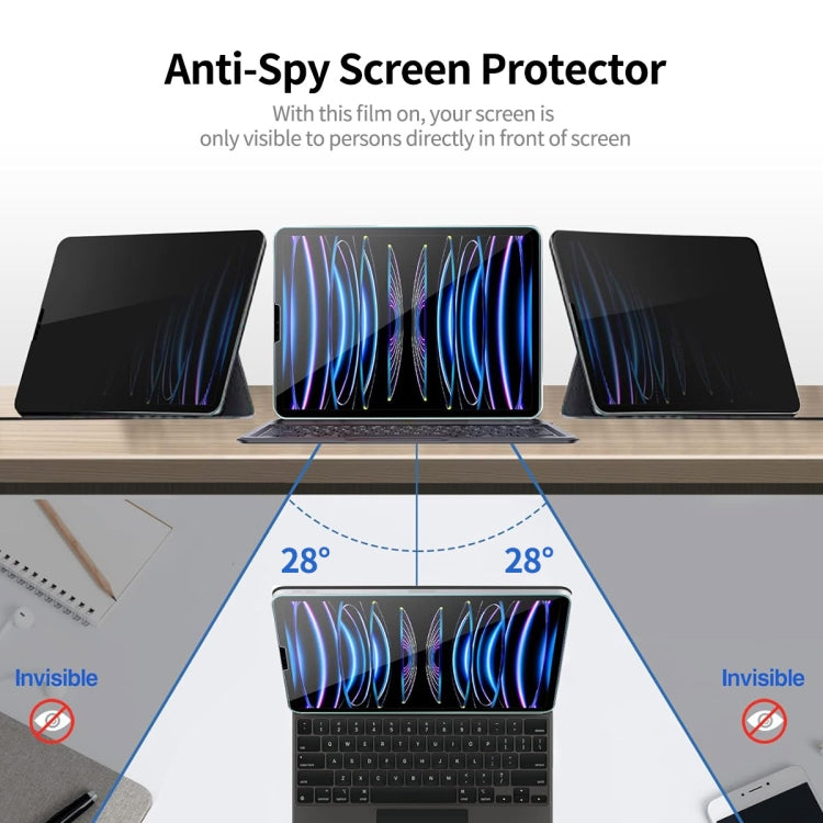 For iPad Air 11 2024 /10th Gen 10.9 2022 ENKAY Hat-Prince 0.33mm 28 Degrees Anti-peeping Privacy Tempered Glass Film - iPad 10th Gen 10.9 Tempered Glass by ENKAY | Online Shopping South Africa | PMC Jewellery | Buy Now Pay Later Mobicred