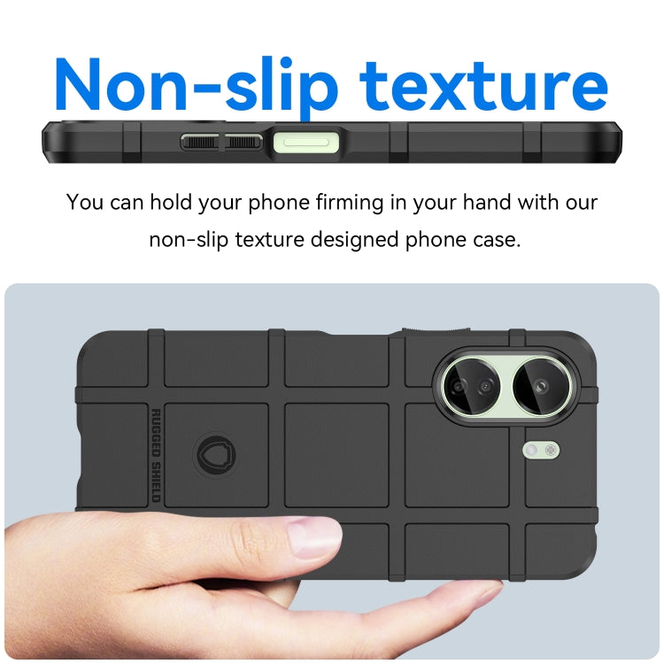 For Xiaomi Poco C65 Full Coverage Shockproof TPU Phone Case(Black) - Xiaomi Cases by PMC TechLife | Online Shopping South Africa | PMC TechLife | Buy Now Pay Later Mobicred