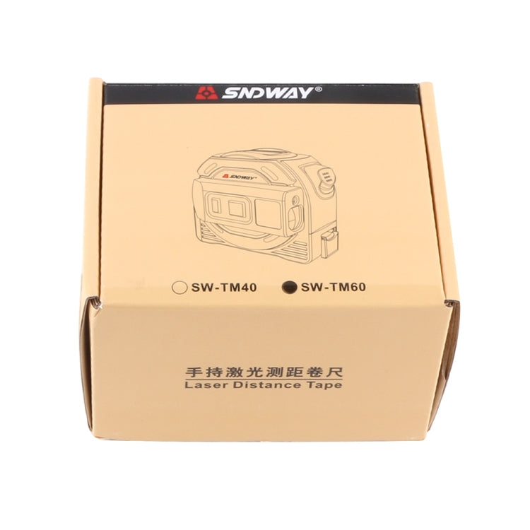 SNDWAY SW-TM60 60m Digital Rangefinder Laser Distance Meter Tape Multi-function Self-Locking Hand Tool Device - Laser Rangefinder by SNDWAY | Online Shopping South Africa | PMC Jewellery | Buy Now Pay Later Mobicred