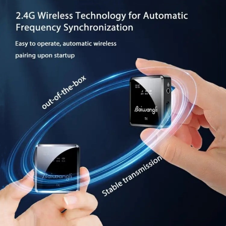 SX39 For iPhone Lavalier Wireless Noise Reduction Microphone with Dual Transmitter + Receiver - Microphone by PMC TechLife | Online Shopping South Africa | PMC TechLife | Buy Now Pay Later Mobicred