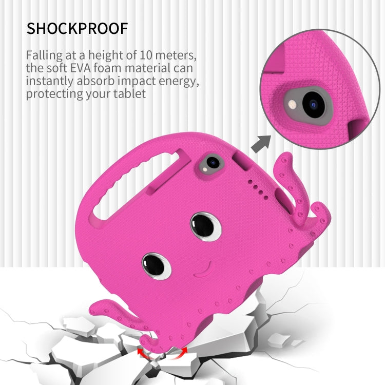 For TCL Tab 8 LE / WiFi 2023 Octopus Style EVA Hybrid PC Shockproof Tablet Case with Strap(Rose Red) - Others by PMC TechLife | Online Shopping South Africa | PMC TechLife | Buy Now Pay Later Mobicred