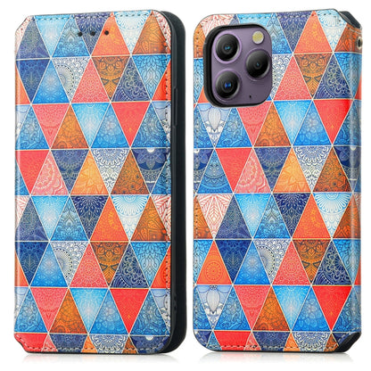 For Blackview  A96 CaseNeo Colorful Magnetic Leather Phone Case(Rhombus Mandala) - More Brand by PMC Jewellery | Online Shopping South Africa | PMC Jewellery