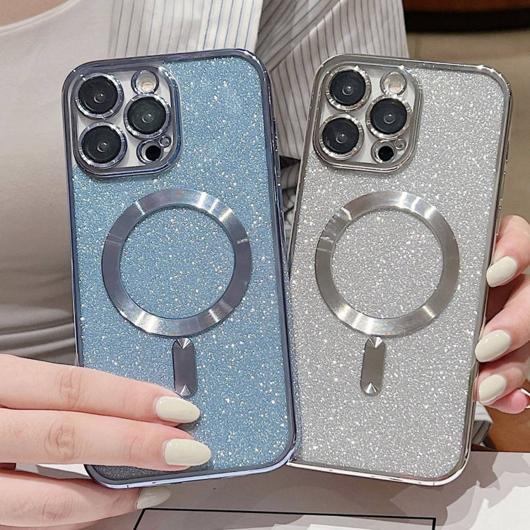 For iPhone 16 Pro Max MagSafe Glitter Electroplating TPU Phone Case(Purple) - iPhone 16 Pro Max Cases by PMC TechLife | Online Shopping South Africa | PMC TechLife | Buy Now Pay Later Mobicred