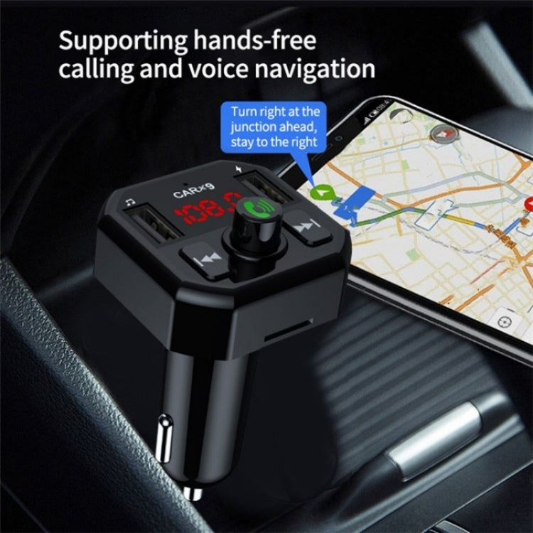 Dual USB Ports Car MP3 Player Automatic Power-off Memory Bluetooth Call FM Transmitter - Bluetooth Car Kits by PMC TechLife | Online Shopping South Africa | PMC TechLife | Buy Now Pay Later Mobicred