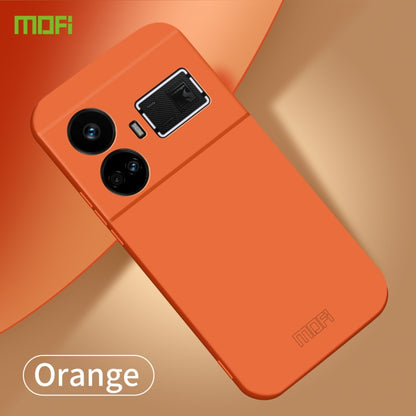 For Realme GT5 MOFI Qin Series Skin Feel All-inclusive PC Phone Case(Orange) - Realme Cases by MOFI | Online Shopping South Africa | PMC Jewellery