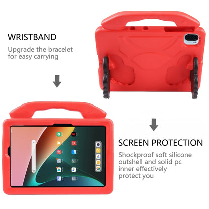 For Samsung Galaxy Tab A9+ 10.95 2023 Thumb Bracket EVA Shockproof Tablet Case(Red) - Galaxy Tab A9+ by PMC Jewellery | Online Shopping South Africa | PMC Jewellery