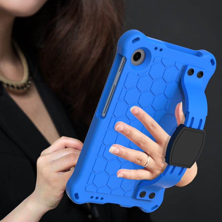 For Alcatel Joy Tab2 2020 / 3T 8.0 Honeycomb EVA Hybrid PC Tablet Case with Strap(Blue+Black) - Others by PMC TechLife | Online Shopping South Africa | PMC TechLife | Buy Now Pay Later Mobicred