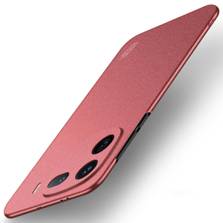 For vivo iQOO 12 Pro MOFI Fandun Series Frosted PC Ultra-thin All-inclusive Phone Case(Red) - vivo Cases by MOFI | Online Shopping South Africa | PMC Jewellery | Buy Now Pay Later Mobicred