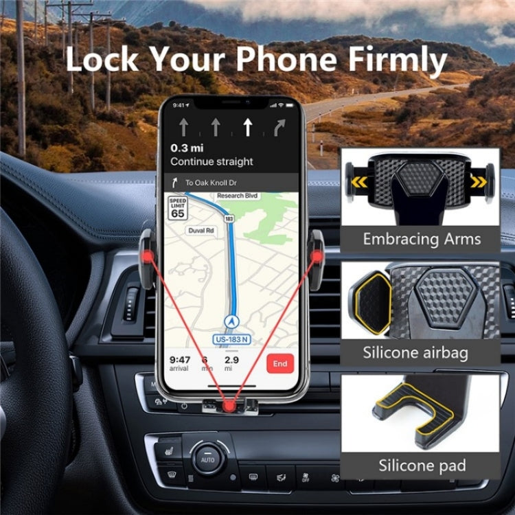 360 Degree Rotation Mobile Phone Holder Bracket Car Air Outlet Clip Mount - Car Holders by PMC Jewellery | Online Shopping South Africa | PMC Jewellery | Buy Now Pay Later Mobicred