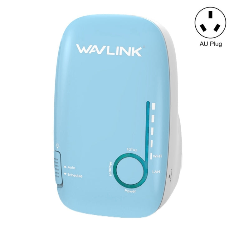 WAVLINK WN576K1 AC1200 Household WiFi Router Network Extender Dual Band Wireless Repeater, Plug:AU Plug (Blue) - Wireless Routers by WAVLINK | Online Shopping South Africa | PMC Jewellery | Buy Now Pay Later Mobicred