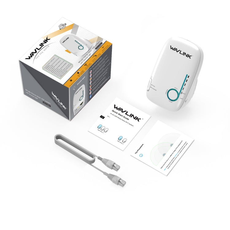 WAVLINK WN576K1 AC1200 Household WiFi Router Network Extender Dual Band Wireless Repeater, Plug:US Plug (White) - Wireless Routers by WAVLINK | Online Shopping South Africa | PMC Jewellery | Buy Now Pay Later Mobicred