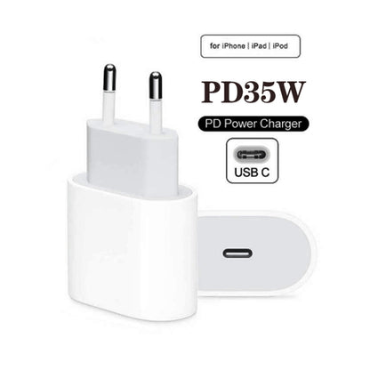 PD35W USB-C / Type-C Port Charger for iPhone / iPad Series, EU Plug - USB Charger by PMC Jewellery | Online Shopping South Africa | PMC Jewellery