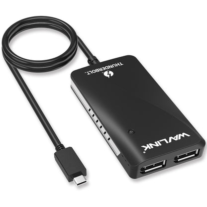 WAVLINK WL-UTA01D Type-C  Thunderbolt 3 to Dual DisplayPort Adapter Splitter Converter - Converter by WAVLINK | Online Shopping South Africa | PMC Jewellery | Buy Now Pay Later Mobicred