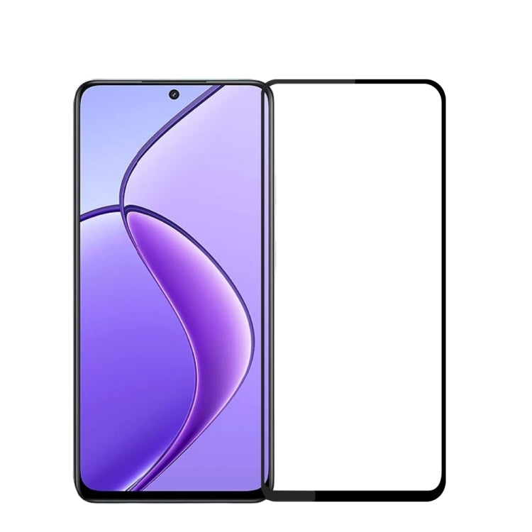 For Realme 12 MOFI 9H 2.5D Full Screen Tempered Glass Film(Black) - Realme Tempered Glass by MOFI | Online Shopping South Africa | PMC TechLife