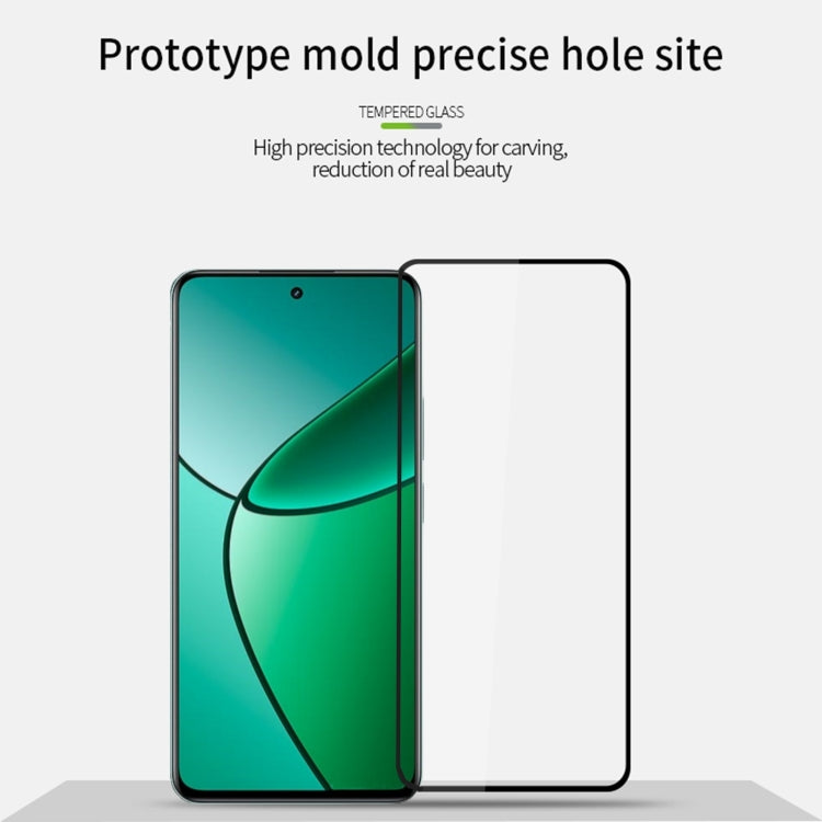 For Realme 12+ MOFI 9H 2.5D Full Screen Tempered Glass Film(Black) - Realme Tempered Glass by MOFI | Online Shopping South Africa | PMC Jewellery