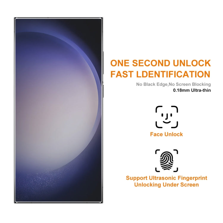 For Samsung Galaxy S24 Ultra 5G 10pcs ENKAY 0.18mm High Aluminum-silicon Tempered Glass Film, Support Ultrasonic Fingerprint Unclock - Galaxy S24 Ultra 5G Tempered Glass by ENKAY | Online Shopping South Africa | PMC Jewellery | Buy Now Pay Later Mobicred