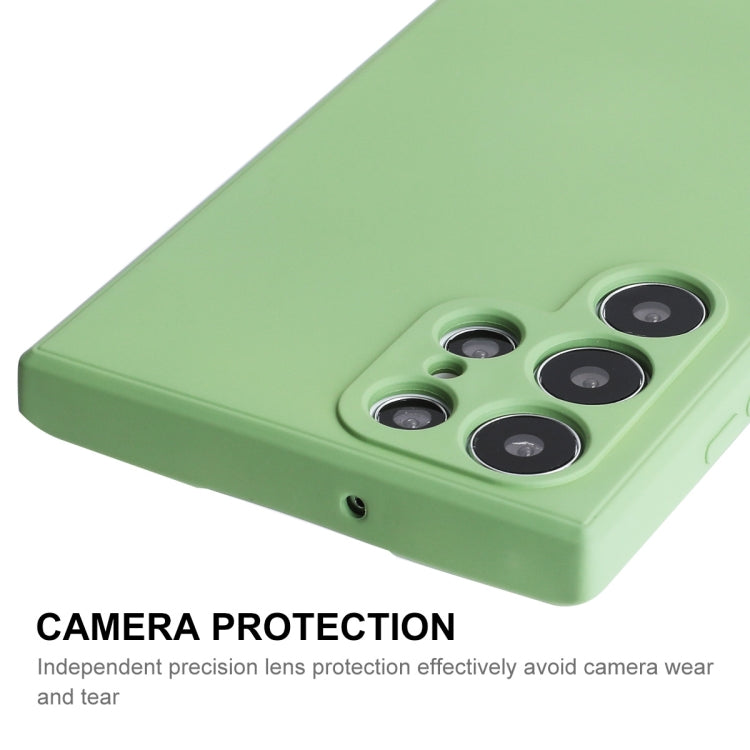 For Samsung Galaxy S24 Ultra 5G ENKAY Liquid Silicone Soft Shockproof Phone Case(Dark Green) - Galaxy S24 Ultra 5G Cases by ENKAY | Online Shopping South Africa | PMC Jewellery | Buy Now Pay Later Mobicred