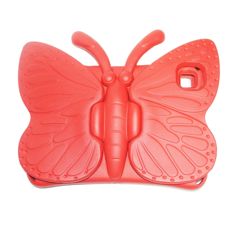 For Honor Pad X8 / X6 /7 Butterfly Bracket Kids EVA Shockproof Tablet Case(Red) - Huawei by PMC TechLife | Online Shopping South Africa | PMC TechLife | Buy Now Pay Later Mobicred