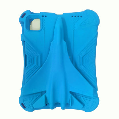 For iPad Air 11 2024 360 Rotation Aircraft Holder EVA Shockproof Tablet Case(Blue) - iPad Air 11 2024 Cases by PMC Jewellery | Online Shopping South Africa | PMC Jewellery | Buy Now Pay Later Mobicred