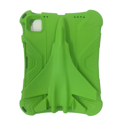 For iPad Air 11 2024 360 Rotation Aircraft Holder EVA Shockproof Tablet Case(Green) - iPad Air 11 2024 Cases by PMC Jewellery | Online Shopping South Africa | PMC Jewellery | Buy Now Pay Later Mobicred