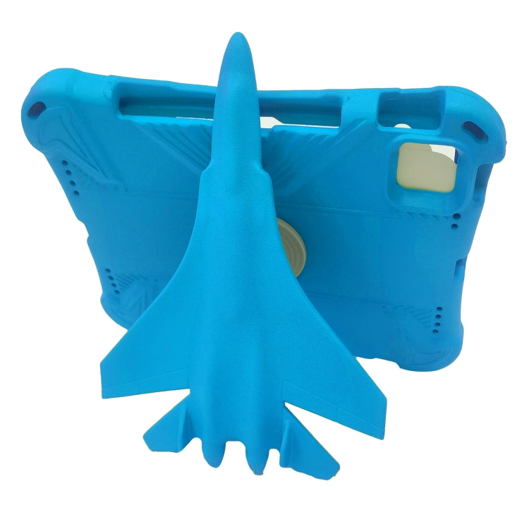 For iPad Pro 11 2024 360 Rotation Aircraft Holder EVA Shockproof Tablet Case(Blue) - iPad Pro 11 2024 Cases by PMC TechLife | Online Shopping South Africa | PMC TechLife | Buy Now Pay Later Mobicred