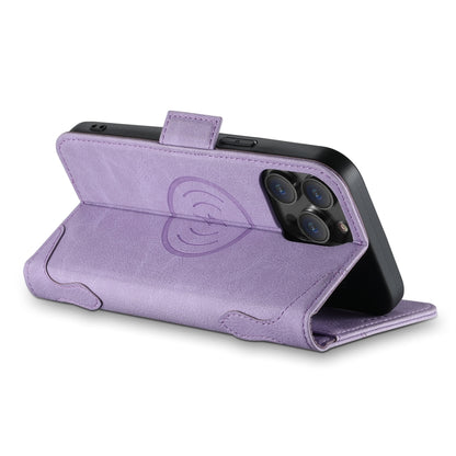 For iPhone 13 SUTENI J07 Multifunctional Horizontal Flip Magsafe Leather Phone Case(Purple) - iPhone 13 Cases by Suteni | Online Shopping South Africa | PMC Jewellery | Buy Now Pay Later Mobicred