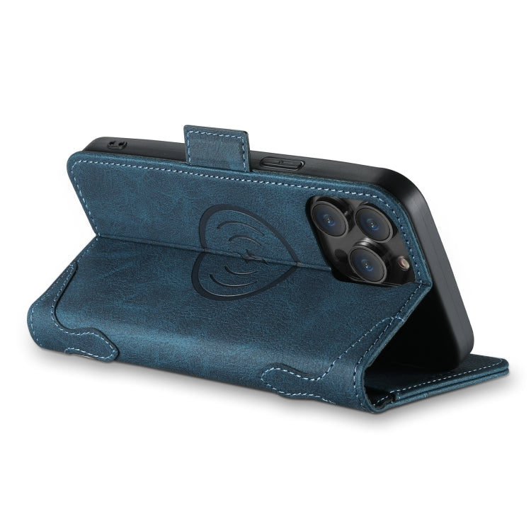 For iPhone 14 Pro Max SUTENI J07 Multifunctional Horizontal Flip Magsafe Leather Phone Case(Blue) - iPhone 14 Pro Max Cases by Suteni | Online Shopping South Africa | PMC Jewellery | Buy Now Pay Later Mobicred