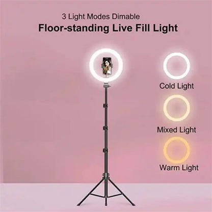 JMARY FM-536A 10 inch Ring Live Fill Light Streaming Stand Beauty Light Set - Ring Light by Jmary | Online Shopping South Africa | PMC Jewellery | Buy Now Pay Later Mobicred