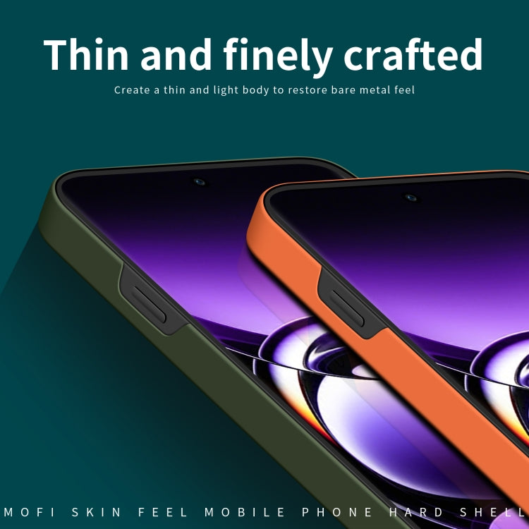 For OPPO Find X7 MOFI Qin Series Skin Feel All-inclusive PC Phone Case(Orange) - Find X7 Cases by MOFI | Online Shopping South Africa | PMC Jewellery