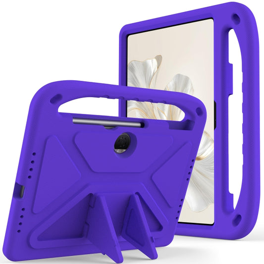 For Honor Pad 9 12.1 Handle EVA Shockproof Tablet Case with Holder(Purple) - Honor by PMC Jewellery | Online Shopping South Africa | PMC Jewellery | Buy Now Pay Later Mobicred