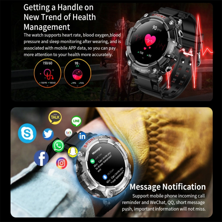 T96 1.52 inch Amoled Screen 2 in 1 Bluetooth Earphone Smart Watch(Black) - Smart Watches by PMC Jewellery | Online Shopping South Africa | PMC Jewellery