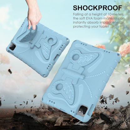 For iPad Air 11 2024 Butterfly Bracket EVA Shockproof Tablet Case(Light Blue) - iPad Air 11 2024 Cases by PMC Jewellery | Online Shopping South Africa | PMC Jewellery | Buy Now Pay Later Mobicred