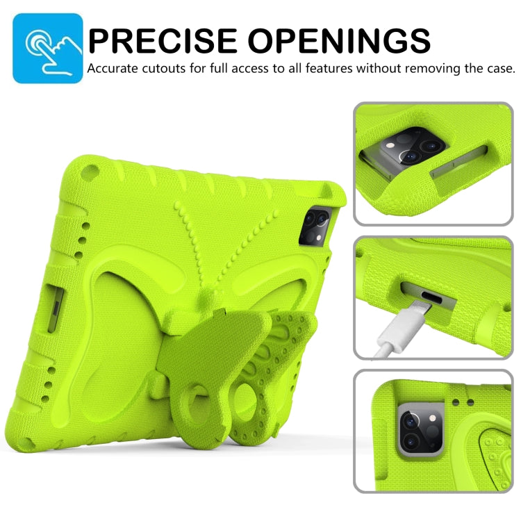 For iPad Air 11 2024 Butterfly Bracket EVA Shockproof Tablet Case(Mint Green) - iPad Air 11 2024 Cases by PMC Jewellery | Online Shopping South Africa | PMC Jewellery | Buy Now Pay Later Mobicred