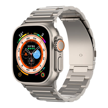 For Apple Watch Ultra 49mm I-Shaped Titanium Watch Band(Titanium) - Watch Bands by PMC Jewellery | Online Shopping South Africa | PMC Jewellery