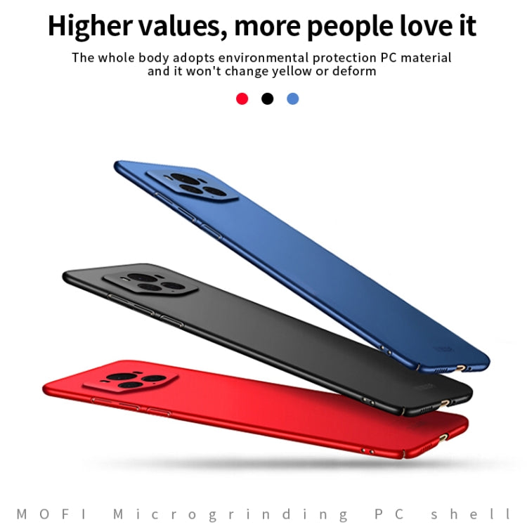 For Honor Magic6 RSR MOFI Frosted PC Ultra-thin Hard Phone Case(Blue) - Huawei Cases by MOFI | Online Shopping South Africa | PMC Jewellery | Buy Now Pay Later Mobicred