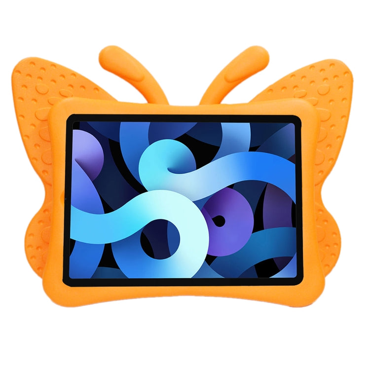 For iPad Air 11 2024 Butterfly Bracket Kids EVA Shockproof Tablet Case(Orange) - iPad Air 11 2024 Cases by PMC Jewellery | Online Shopping South Africa | PMC Jewellery | Buy Now Pay Later Mobicred