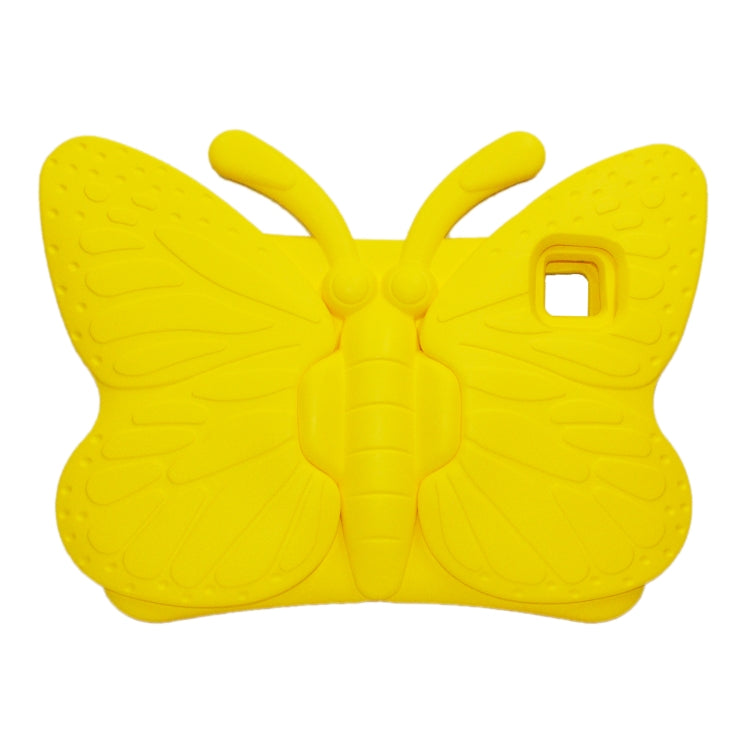 For iPad Air 11 2024 Butterfly Bracket Kids EVA Shockproof Tablet Case(Yellow) - iPad Air 11 2024 Cases by PMC Jewellery | Online Shopping South Africa | PMC Jewellery | Buy Now Pay Later Mobicred