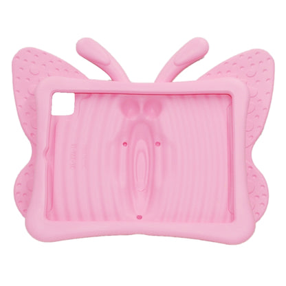 For iPad Air 11 2024 Butterfly Bracket Kids EVA Shockproof Tablet Case(Pink) - iPad Air 11 2024 Cases by PMC Jewellery | Online Shopping South Africa | PMC Jewellery | Buy Now Pay Later Mobicred