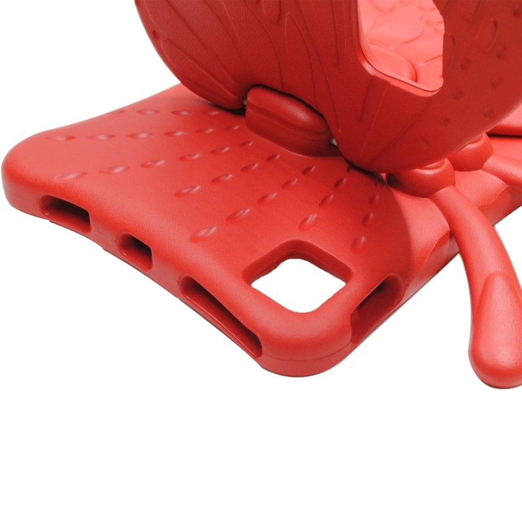 For iPad Pro 11 2024 Butterfly Bracket Kids EVA Shockproof Tablet Case(Red) - iPad Pro 11 2024 Cases by PMC TechLife | Online Shopping South Africa | PMC TechLife | Buy Now Pay Later Mobicred