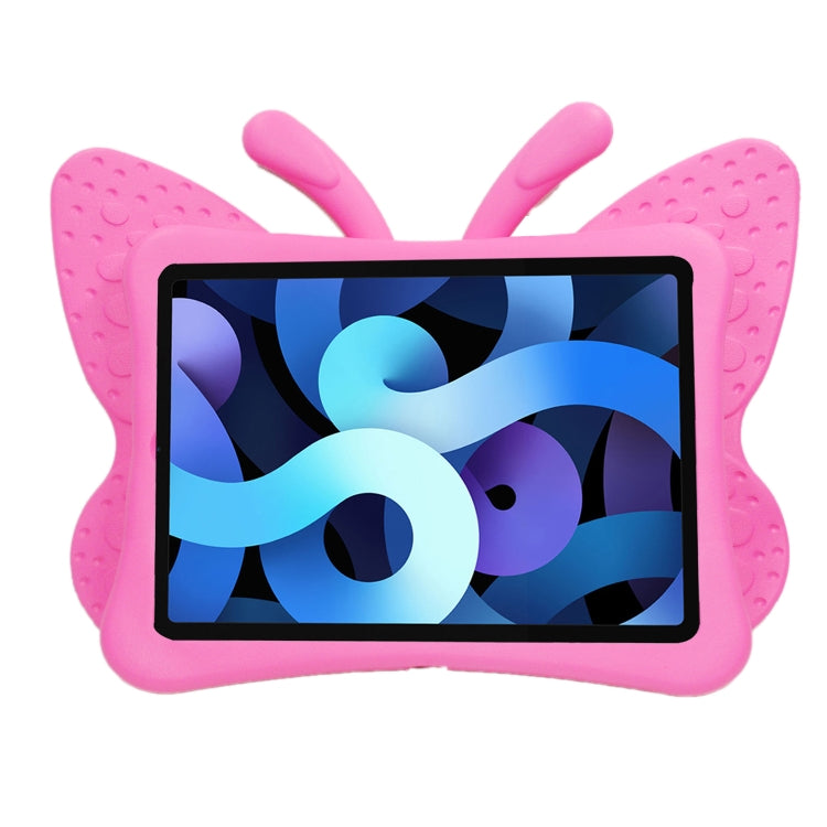 For iPad Pro 11 2024 Butterfly Bracket Kids EVA Shockproof Tablet Case(RoseRed) - iPad Pro 11 2024 Cases by PMC TechLife | Online Shopping South Africa | PMC TechLife | Buy Now Pay Later Mobicred