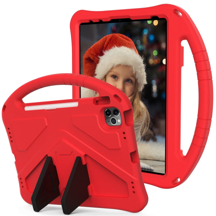 For iPad Pro 11 2024 EVA Shockproof Tablet Case with Holder(Red) - iPad Pro 11 2024 Cases by PMC Jewellery | Online Shopping South Africa | PMC Jewellery | Buy Now Pay Later Mobicred